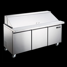 Load image into Gallery viewer, 72&quot; 3 Door Mega Top Sandwich/Salad Prep Refrigerator
