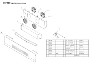 48" 2 Door Sandwich Unit
