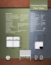 Load image into Gallery viewer, 60&quot; 2 Door Mega Top Sandwich Unit
