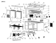 Load image into Gallery viewer, 72&quot; 2 Door Pizza Prep Table
