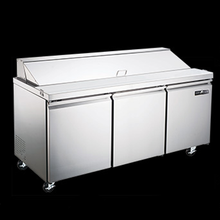 Load image into Gallery viewer, 72&quot; 3 Door Sandwich/Salad Prep Refrigerator
